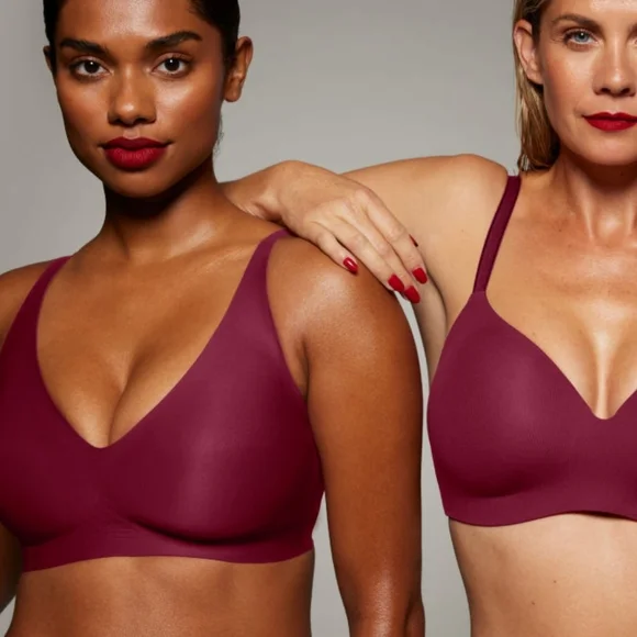 New Knix Wing Womens Contour Bra Size 5 Red Velvet - Picture 10 of 10